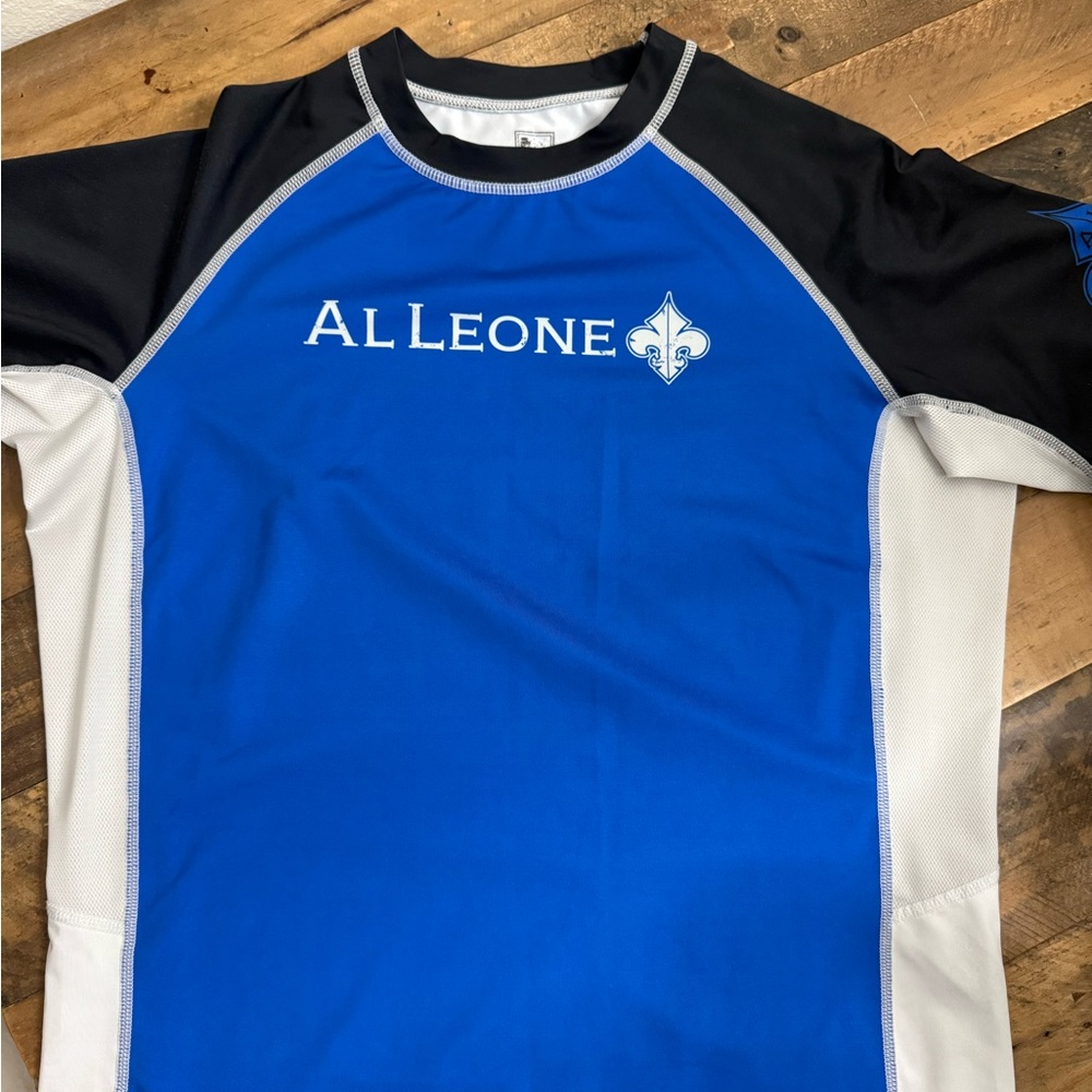 Al Leone bjj Jiu Jitsu rashguard nogi size large